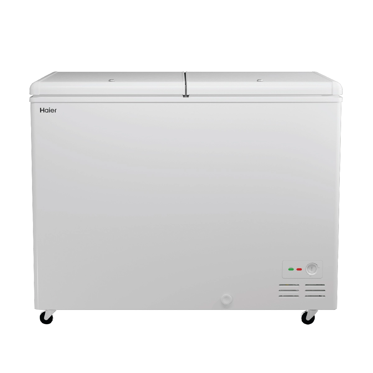 Haier 355 Ltr Double door- White Colour Convertible Hard top Freezer